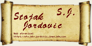 Stojak Jordović vizit kartica